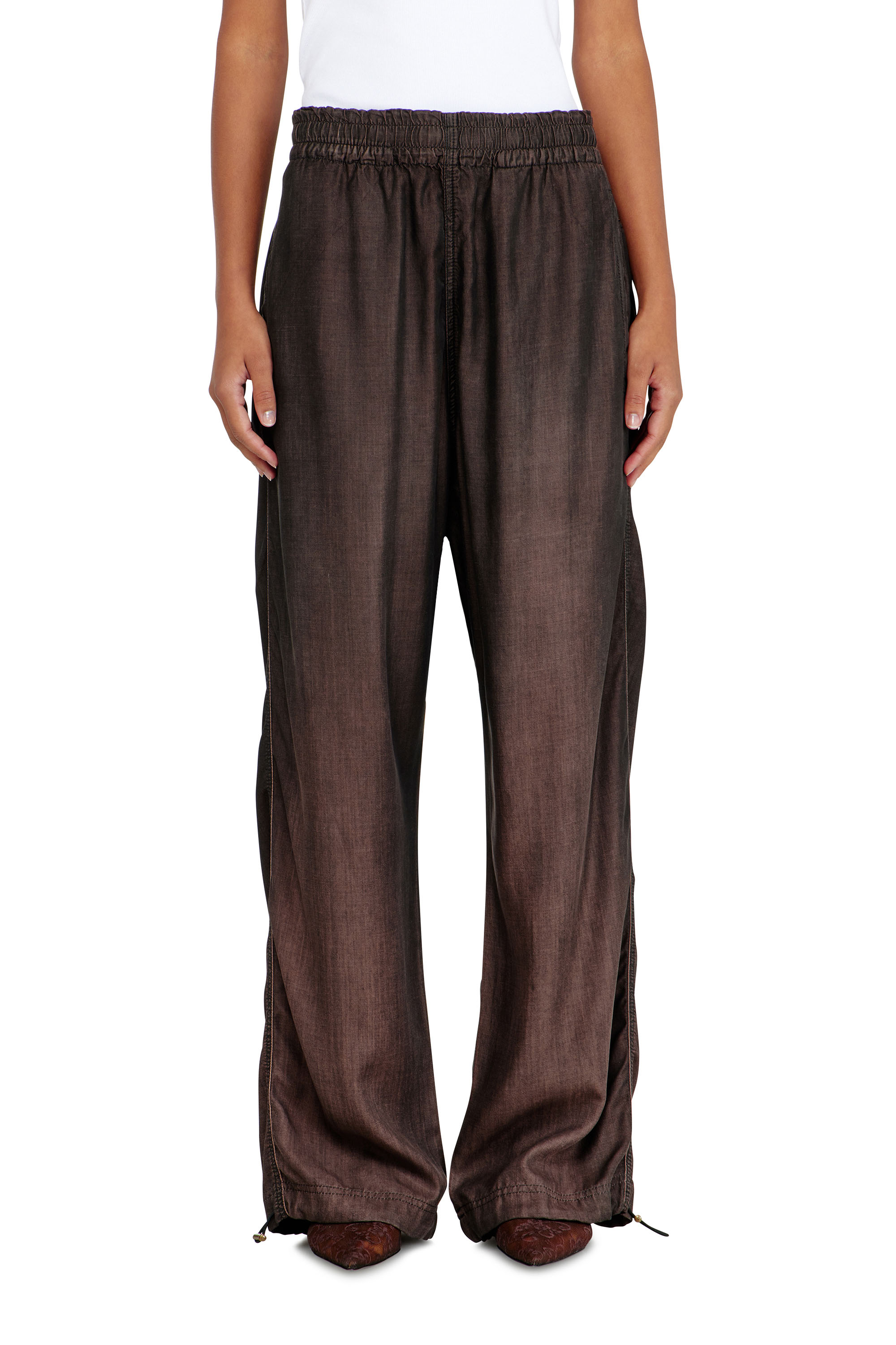 Diesel - Unisex Relaxed Jeans D-Roder 068YF, Dunkelbraun - 1