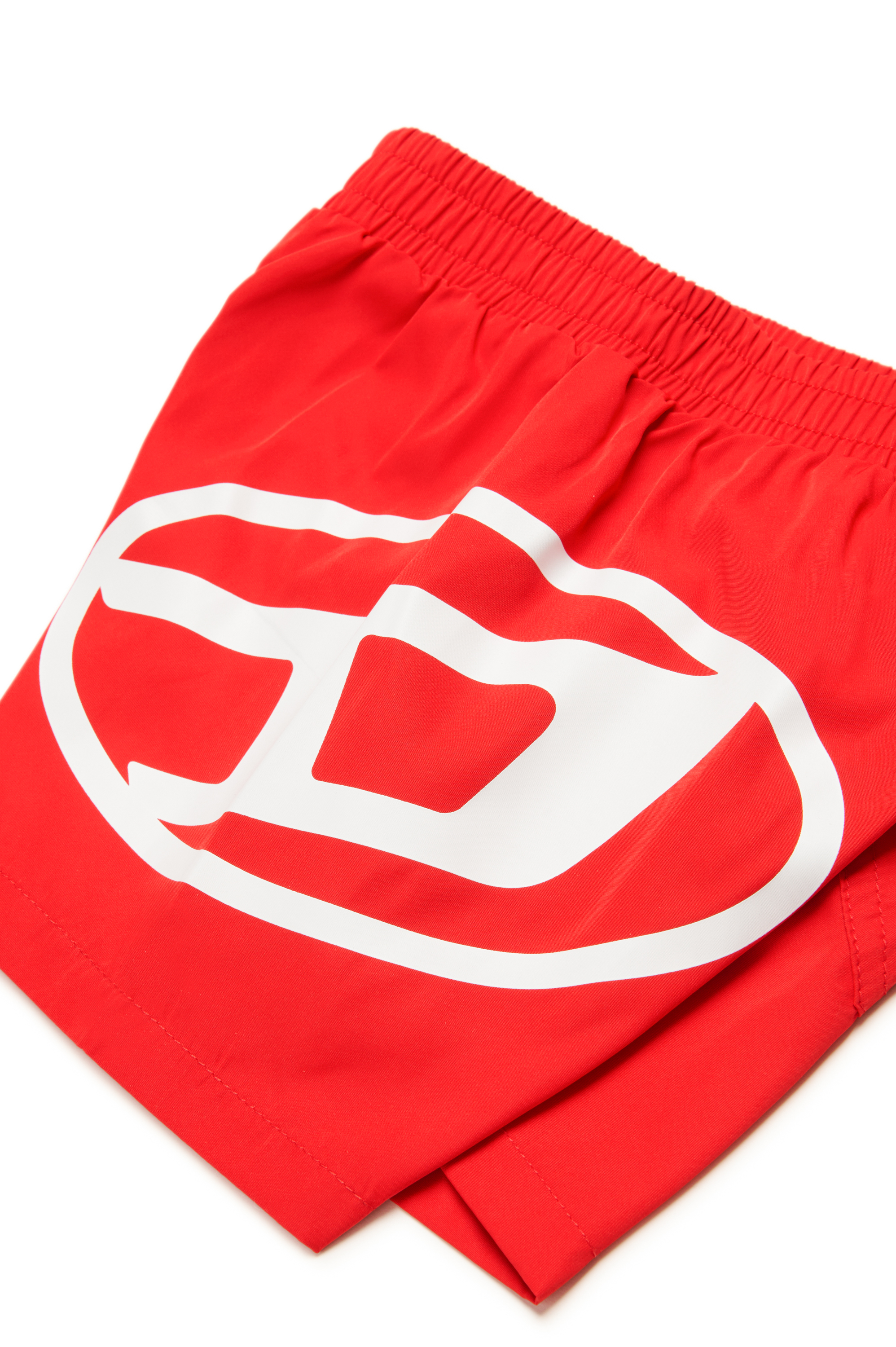 Diesel - MRULB, Herren Badeshorts mit Oval D-Print in Rot - 4