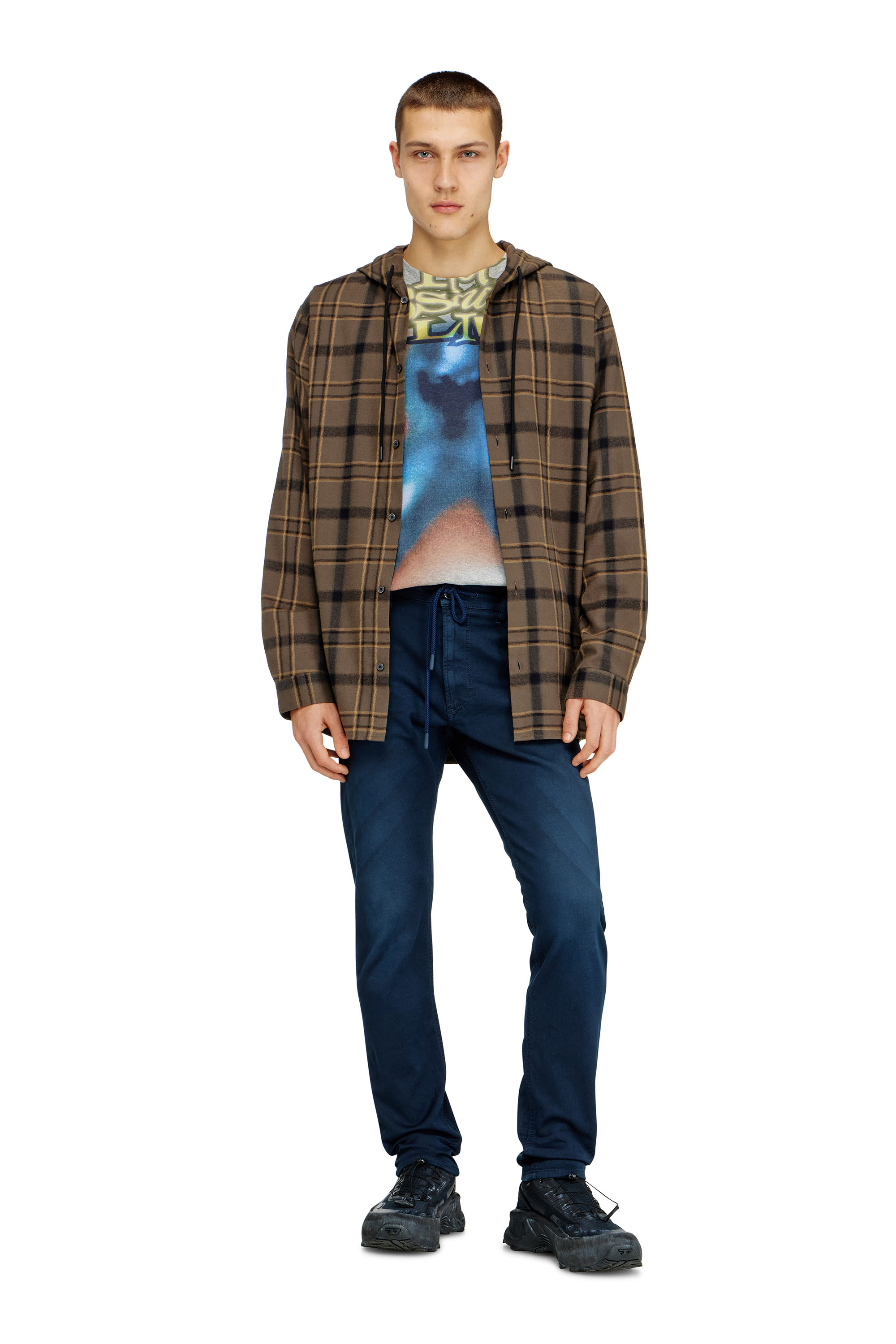 Diesel - Herren Regular 2032 D-Krooley Joggjeans&reg; 0670M, Blau - 2