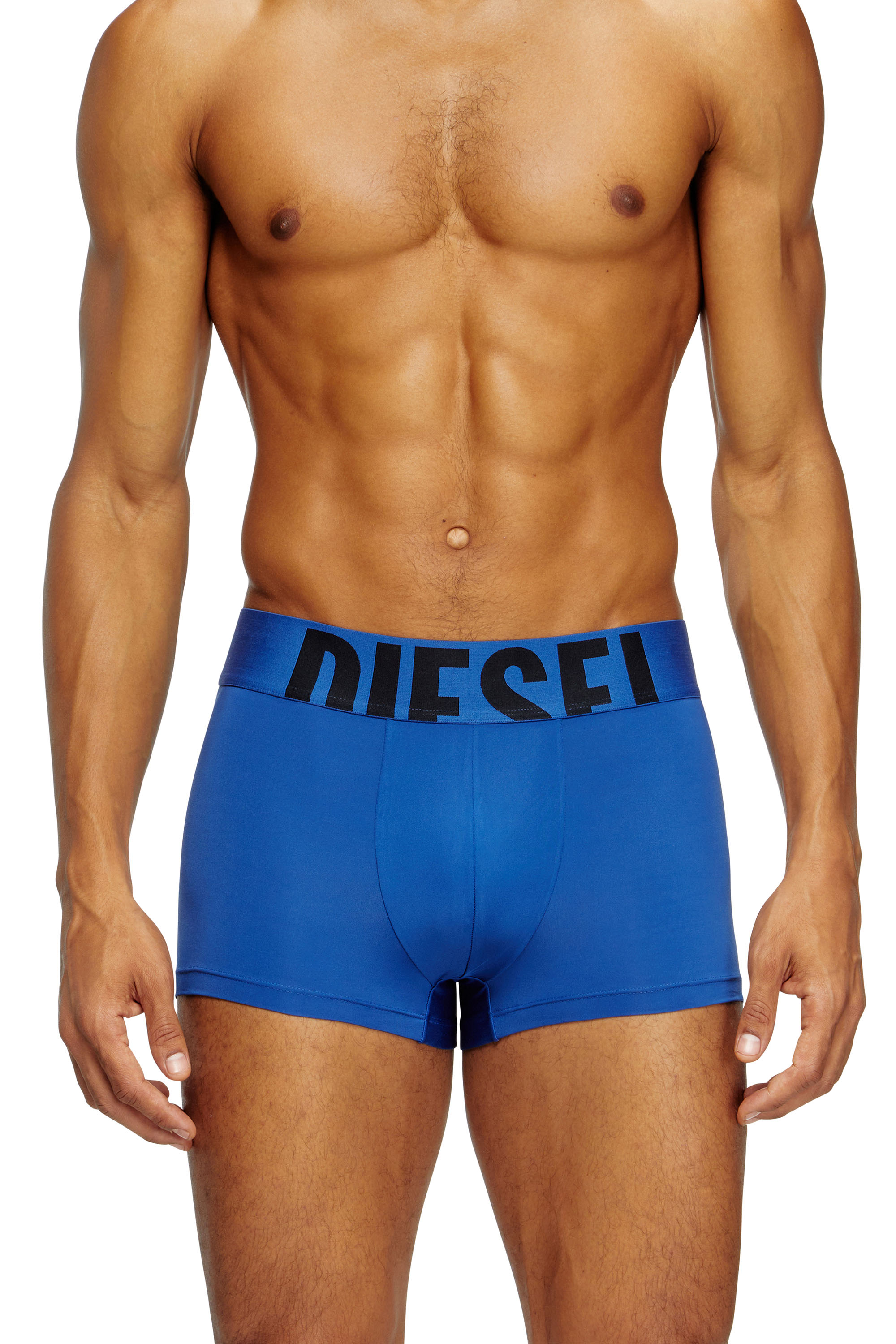 Diesel - DAMIEN-D-POP-55, Herren Retropants mit Cut-off-Logo in Blau - 1