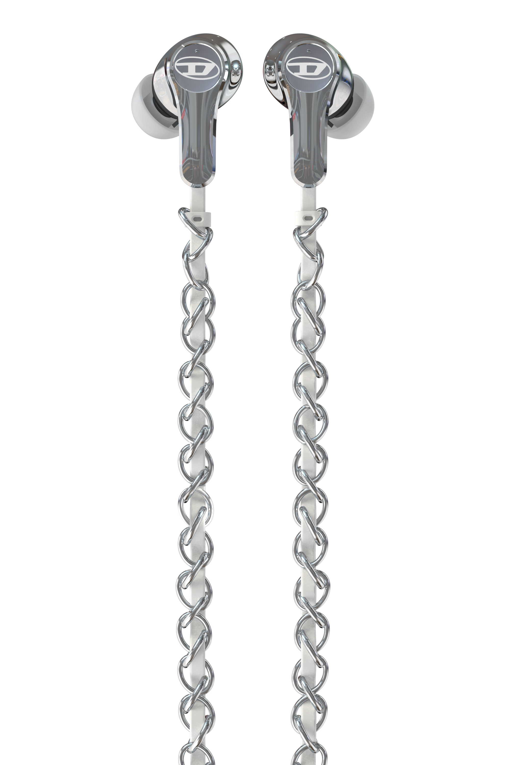 Diesel - 60458  WIRED EARBUDS WIRED EARBUDS, Unisex Wired Earbuds und charms in Silber - 2