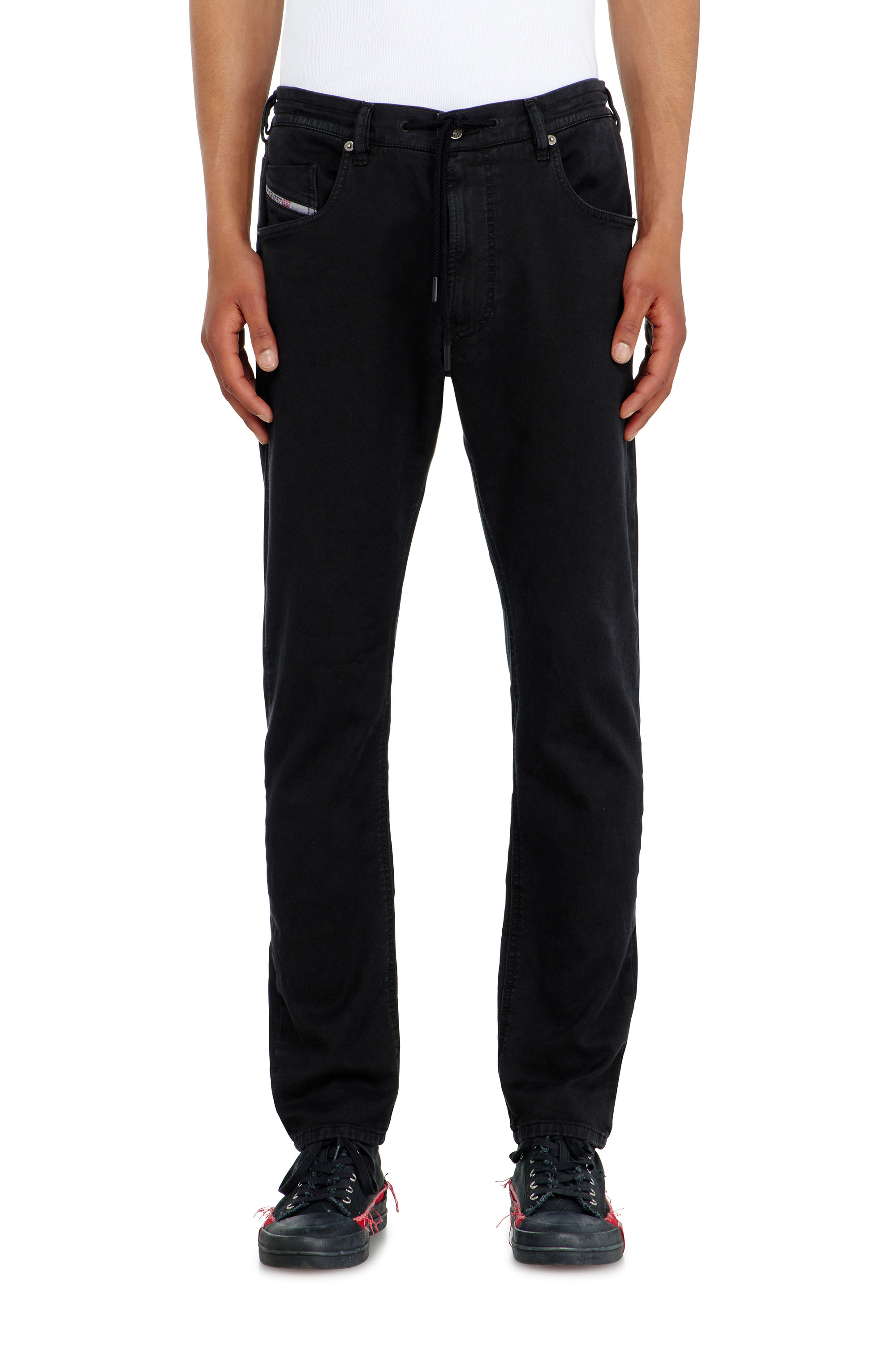 Diesel - Herren Regular 2032 D-Krooley Joggjeans&reg; 068NH, Schwarz/Dunkelgrau - 2