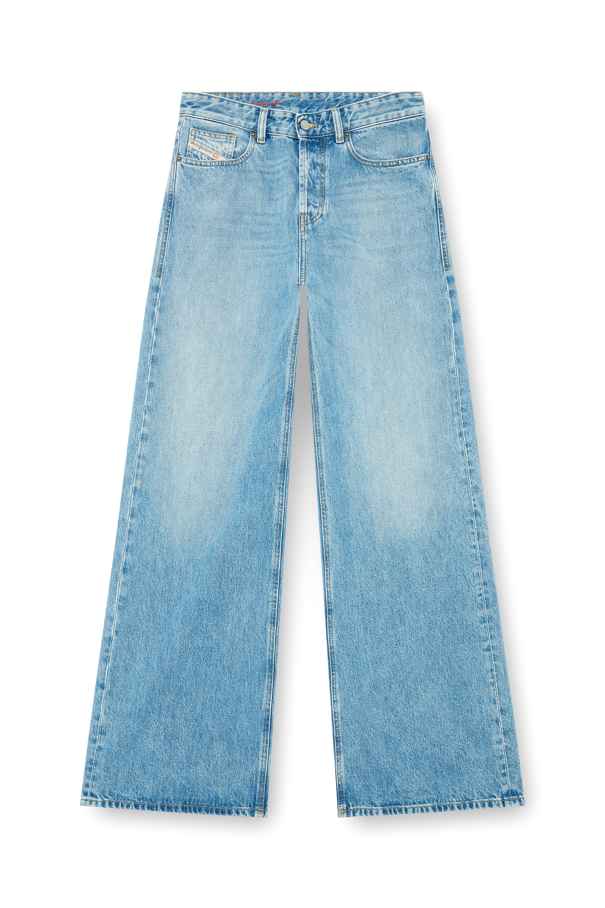 Diesel - Unisex Relaxed Jeans 1996 D-Sire 09I29, Hellblau - 3