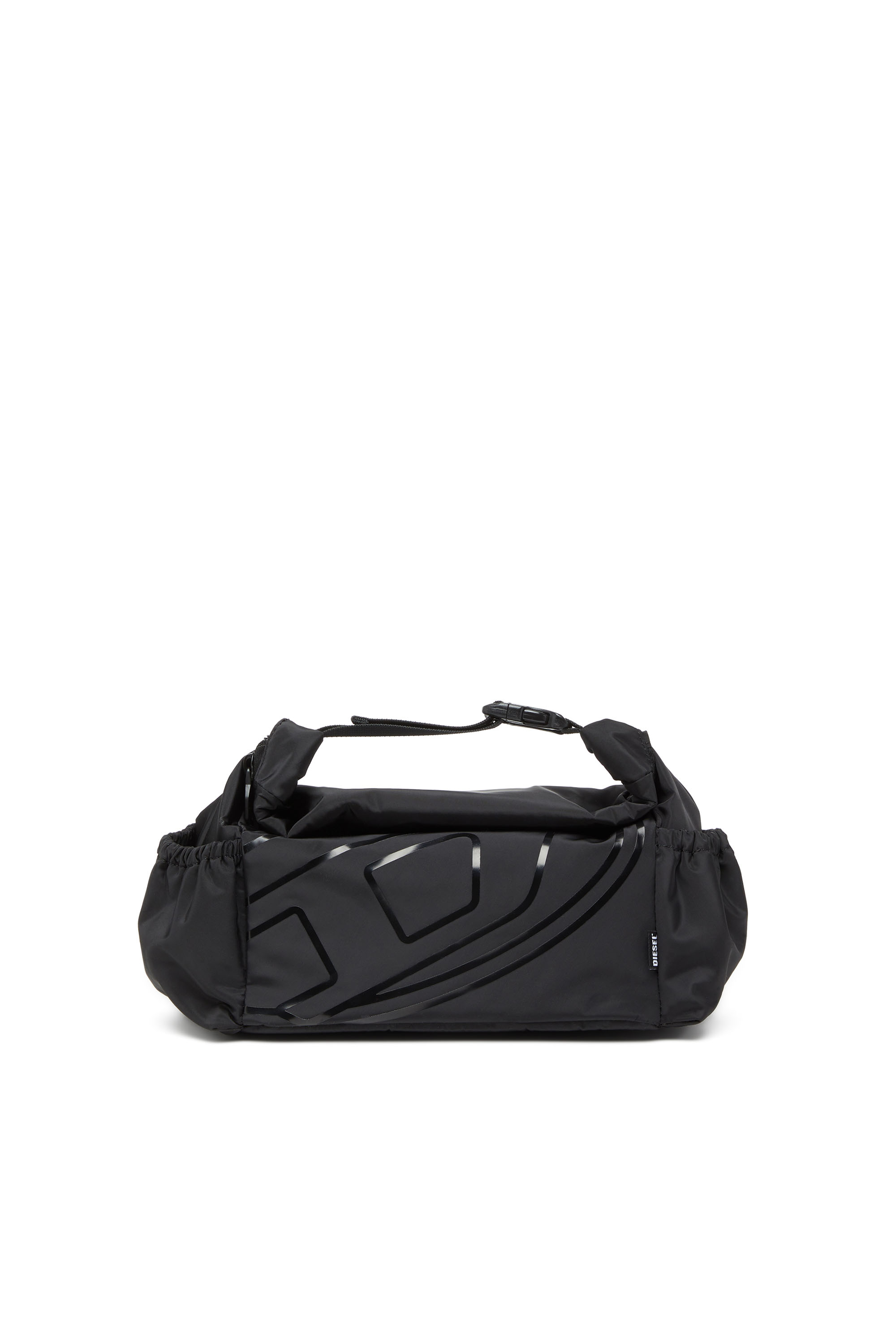 Diesel - DRAPE WASH BAG X, Herren Wash Bag aus Nylon mit Oval D-Print in Schwarz - 1