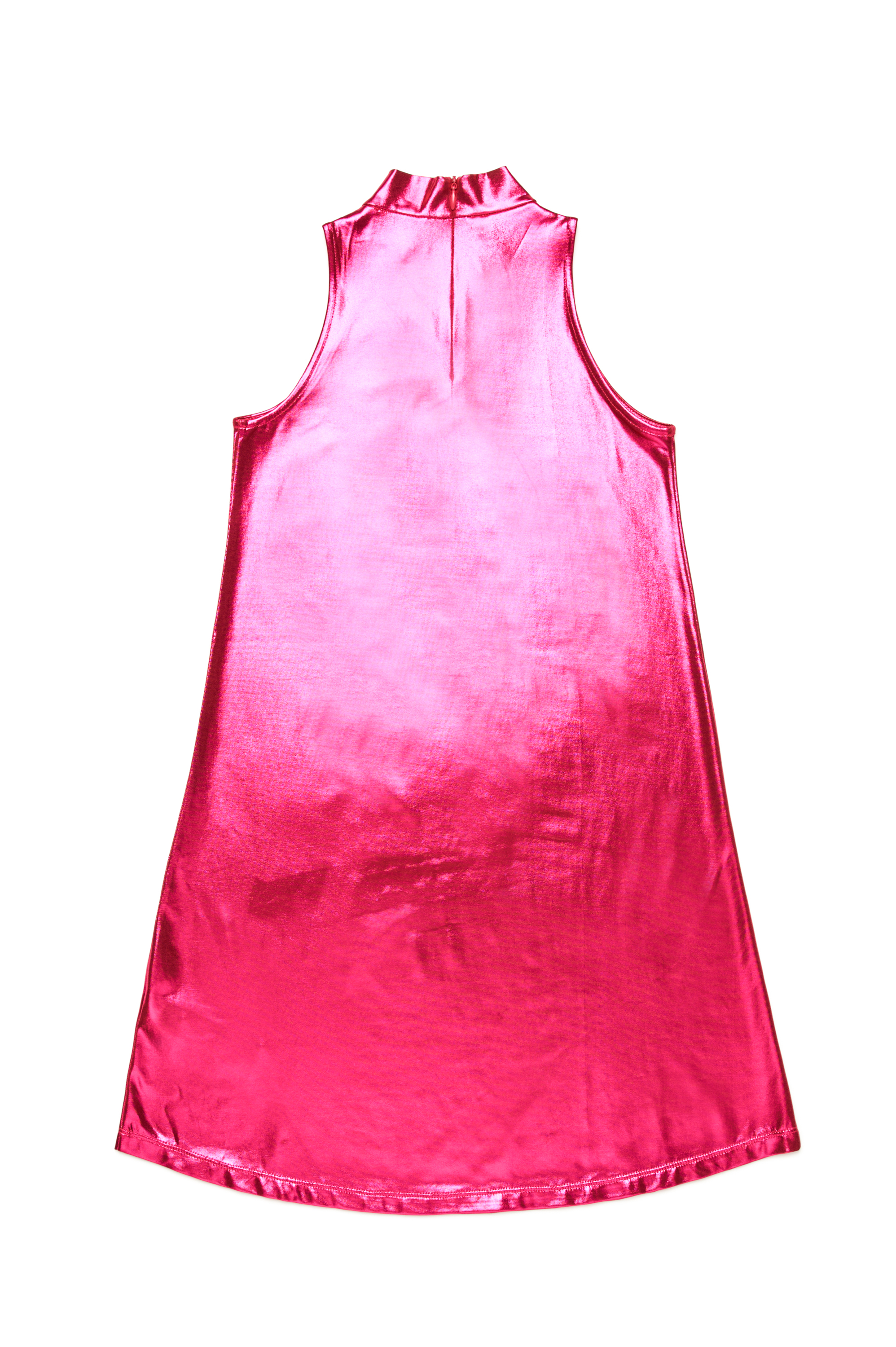 Diesel - DSTROL, Damen Metallic-Stretch-Kleid in Rosa - 2