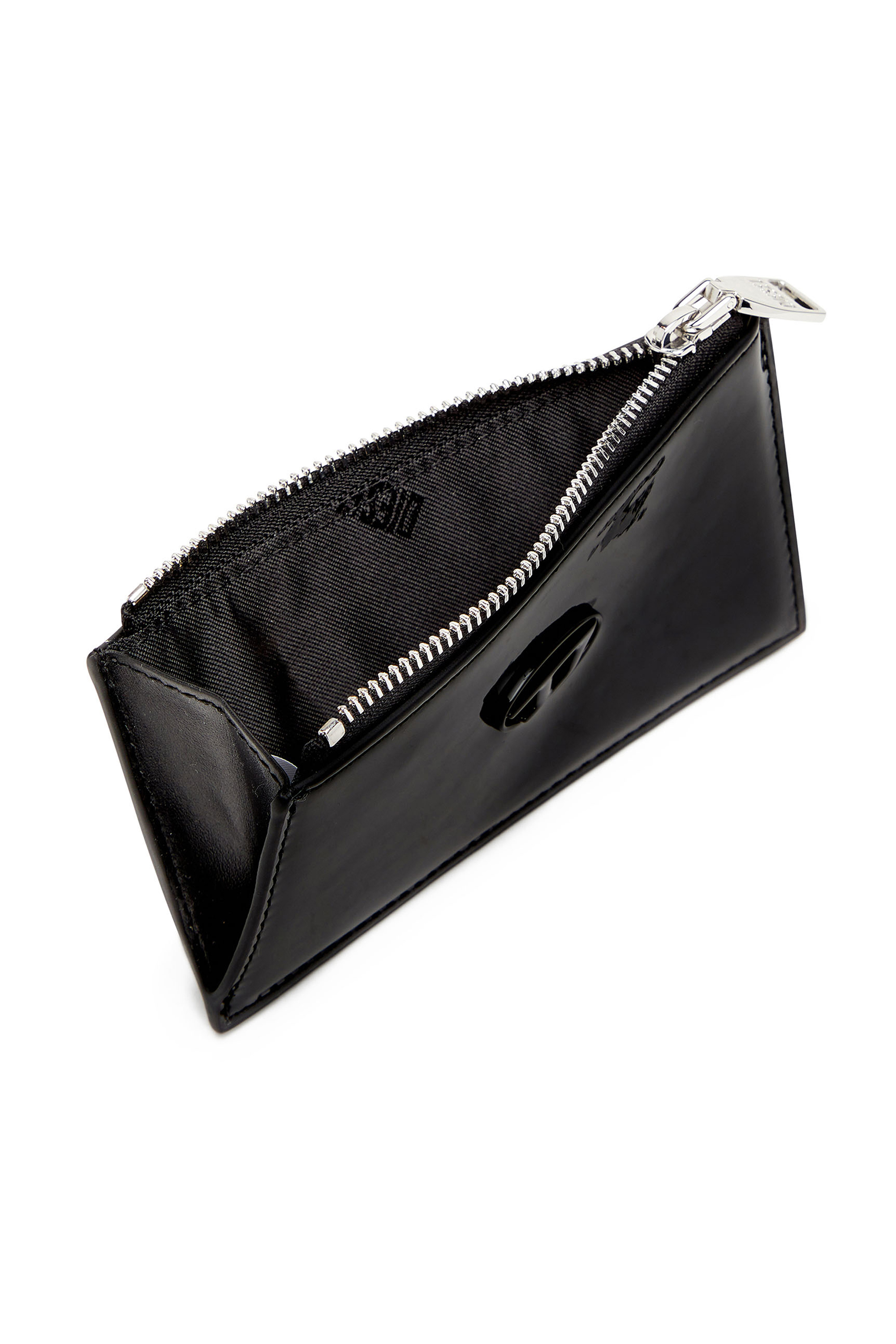 Diesel - PLAY CARD HOLDER III, Damen Kartenetui mit glänzendem Finish in Schwarz - 3