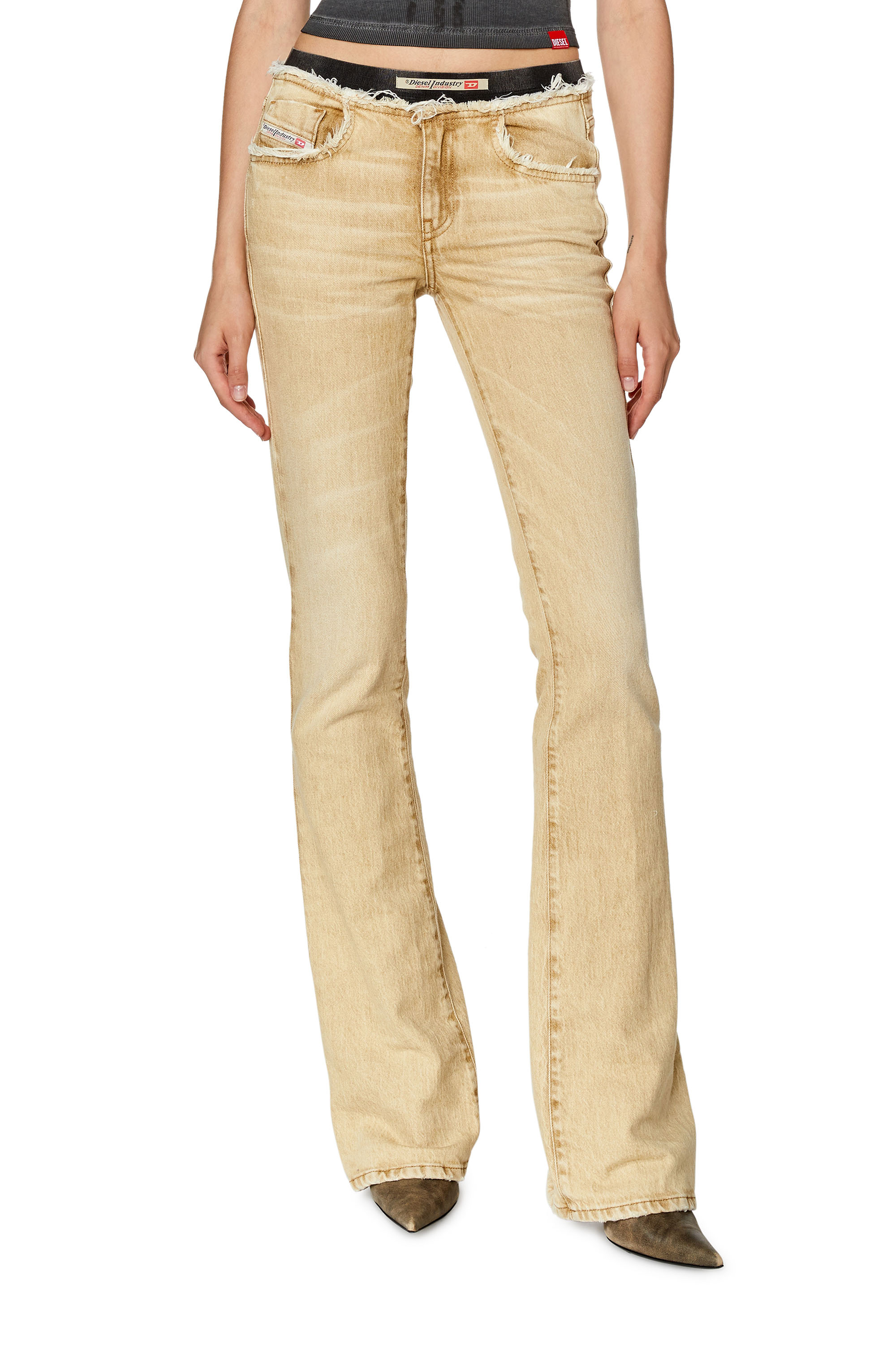 Diesel - Bootcut and Flare Jeans 1969 D-Ebbey 09G94, Hellbraun - Image 1