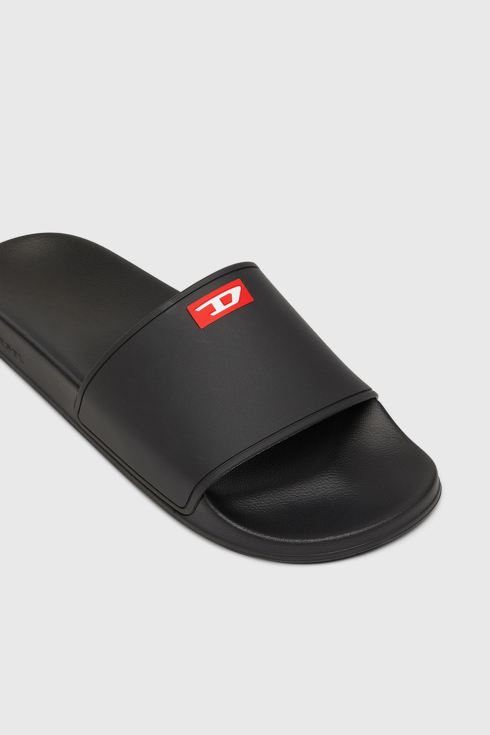 Diesel - SA-SWIM, Herren Sa-Swim-Pool-Slides aus Gummi mit D-Logo in Schwarz - 6