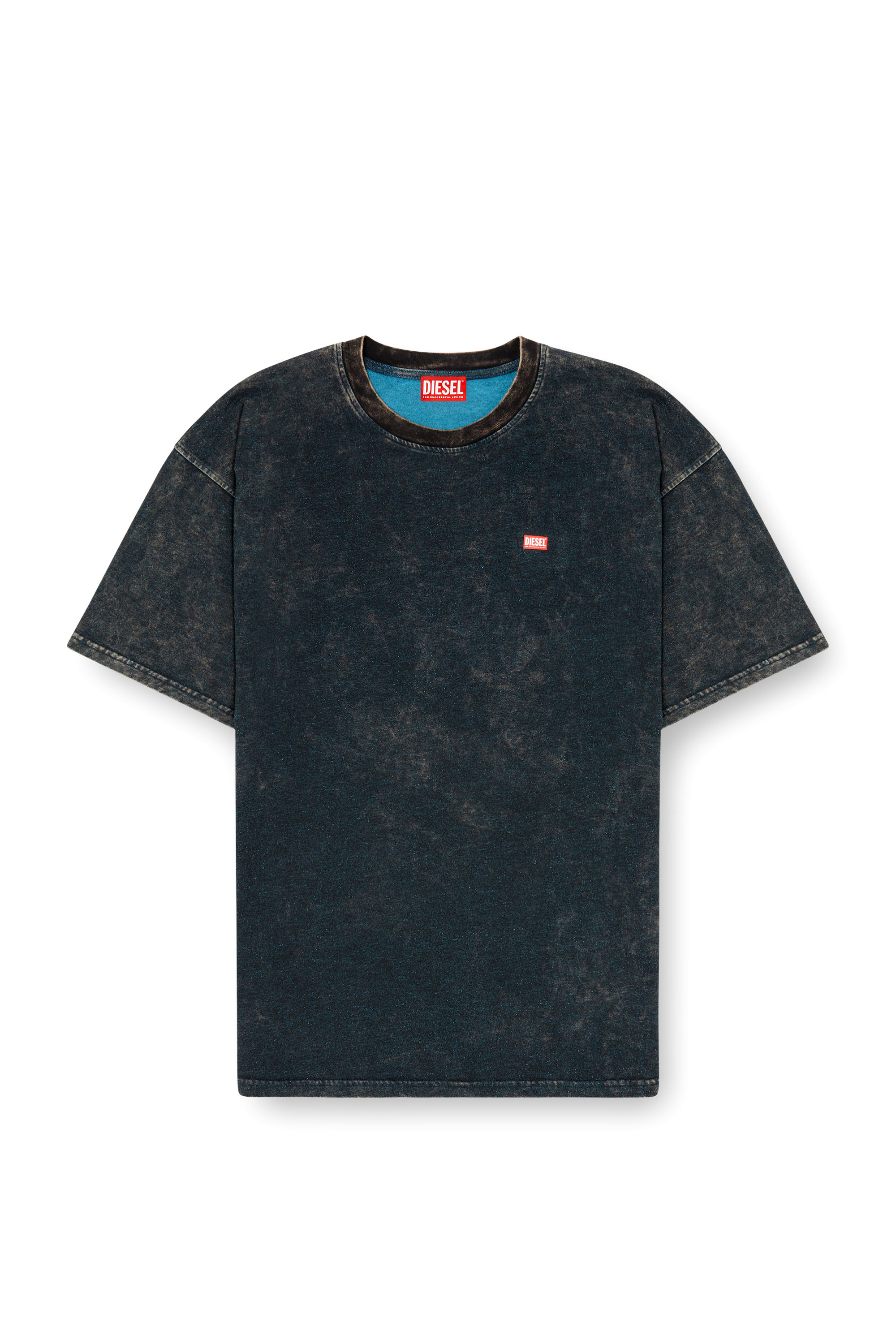 Diesel - T-BOXT-T4, Herren T-Shirt aus Vanisé-Jersey mit Logo in Schwarz - 3