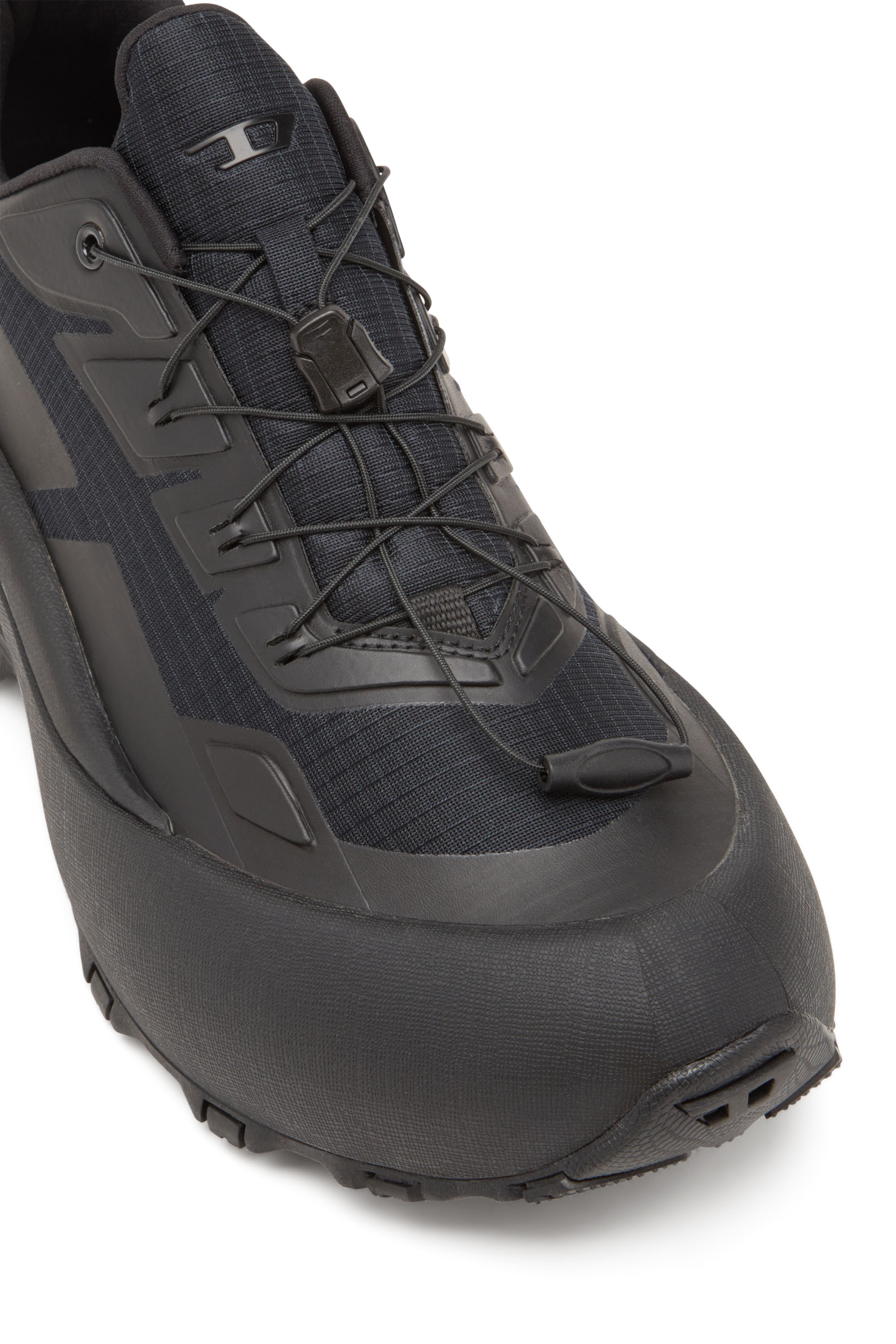 Diesel - D-CAGE RUNNER, Herren D-Cage Runner-Sneakers aus TPU-besetztem Ripstop in Schwarz - 6