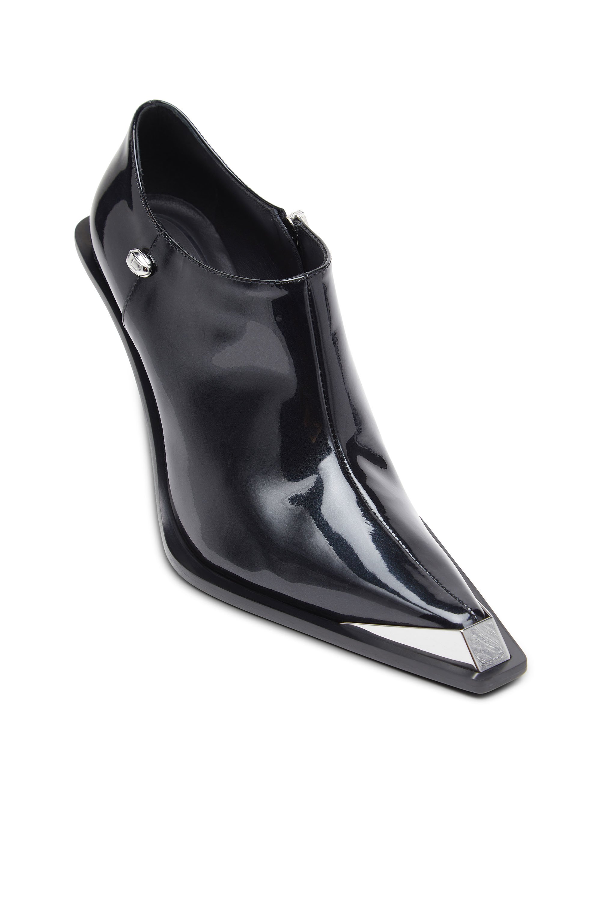 Diesel - D-TONA SC, Woman's D-Tona-Ankle boots in patent leather in Black - 5