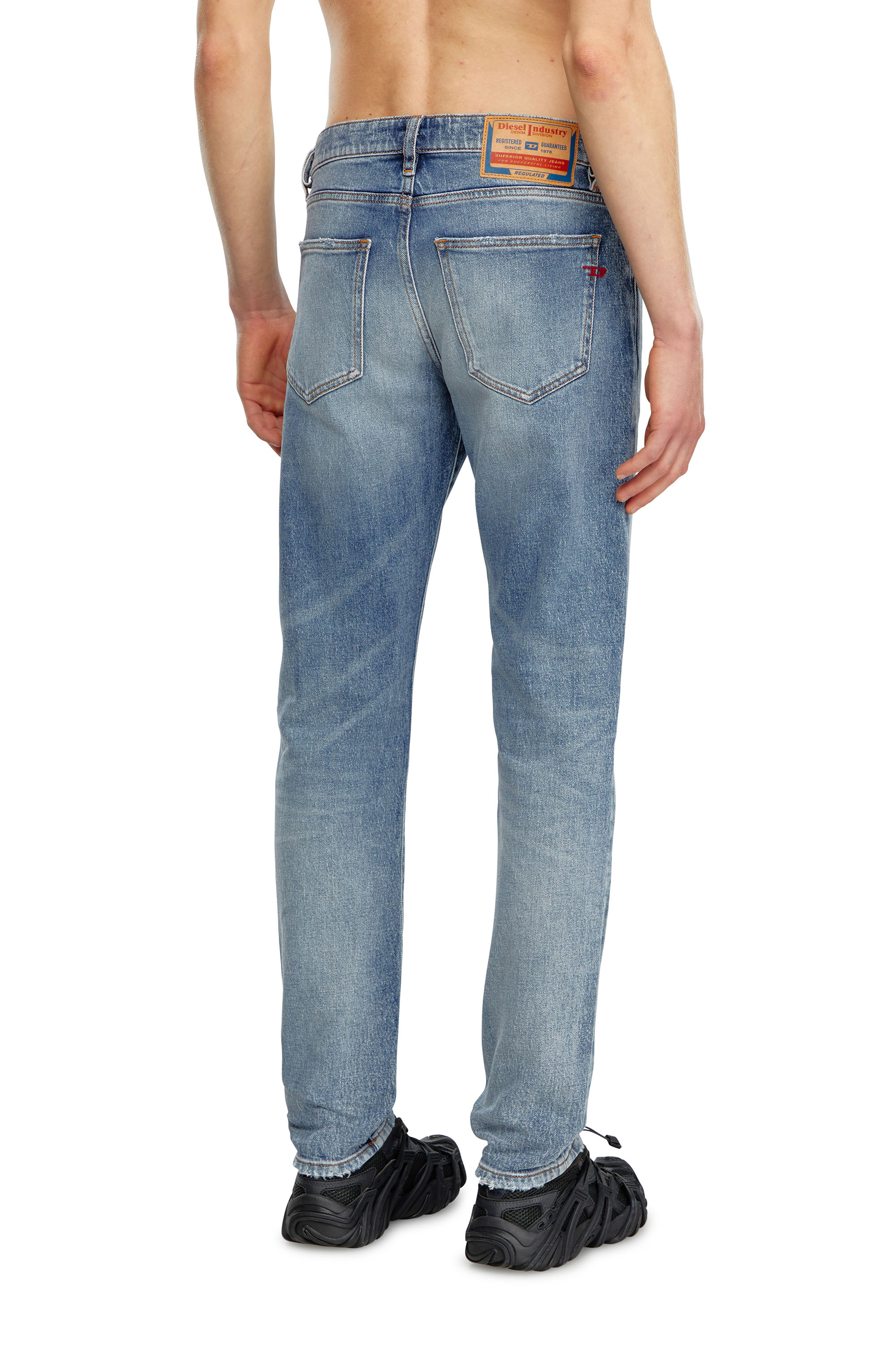 Diesel - Slim Jeans 2019 D-Strukt 09J57, Mittelblau - Image 2
