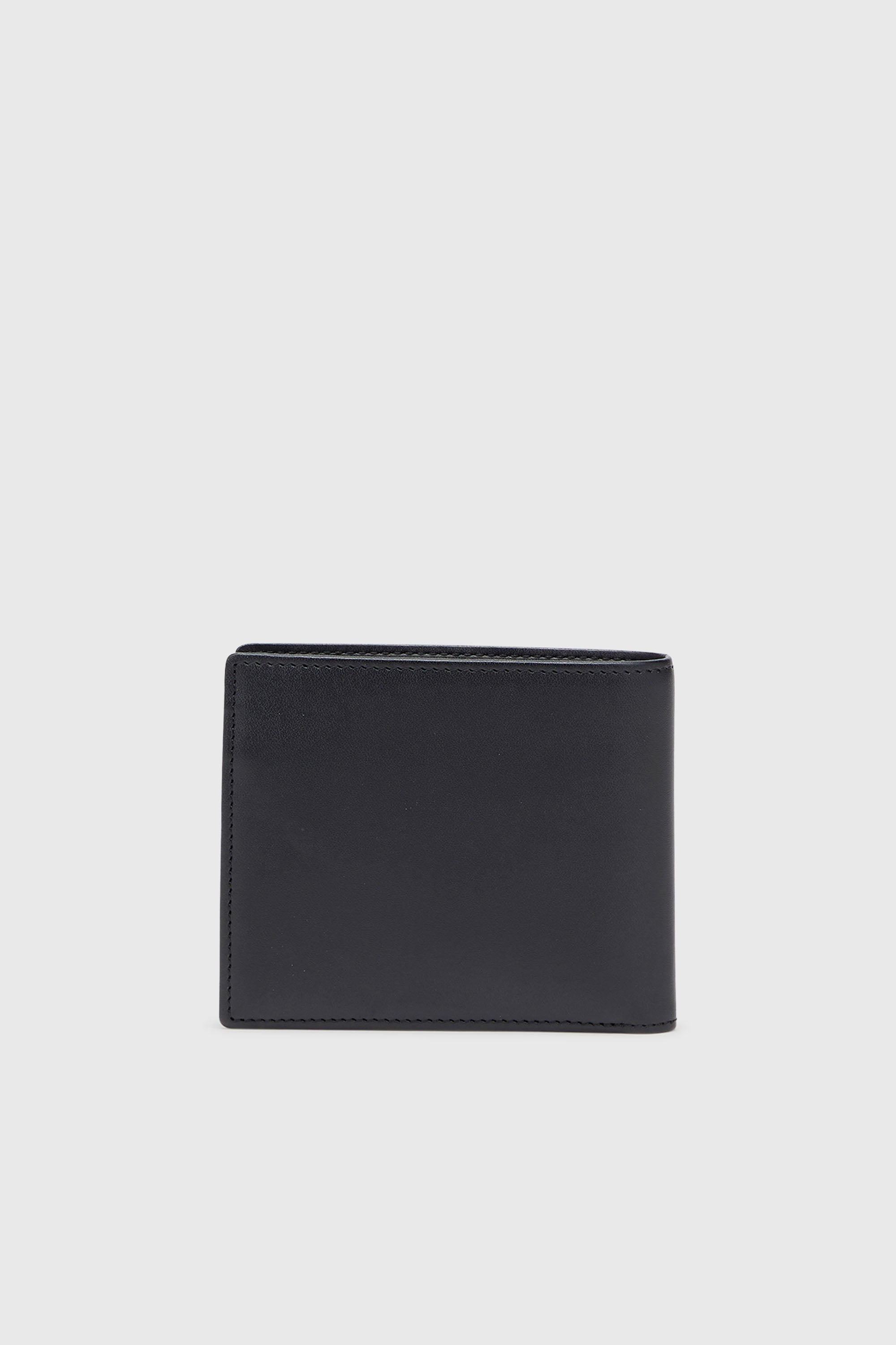 Diesel - BI FOLD COIN S, Herren Zweifach faltbare Geldb&ouml;rse aus Leder mit M&uuml;nzfach in Schwarz - 2