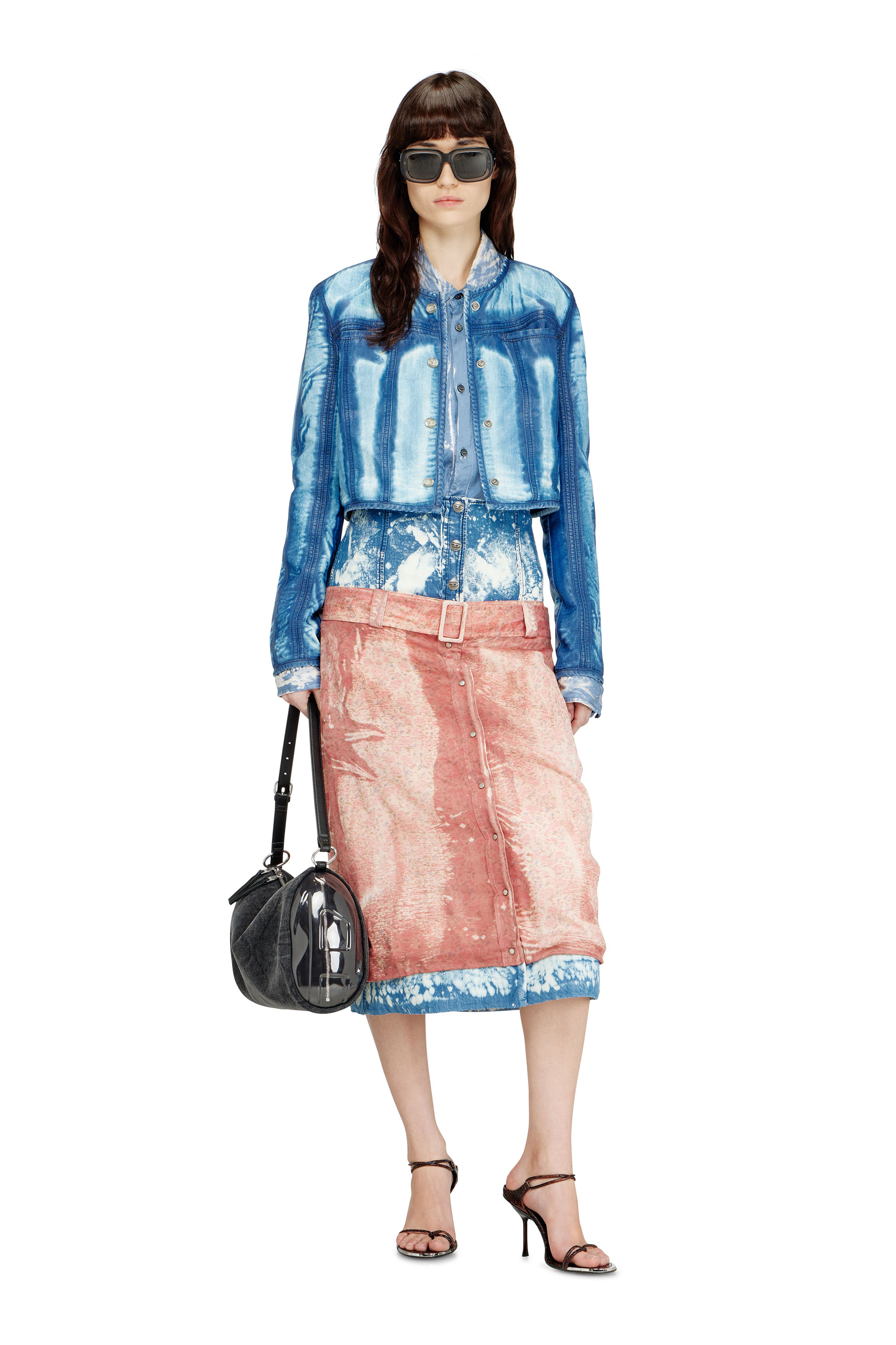 Diesel - DE-SYPHRA-FSI, Damen Kurz geschnittene Jacke aus X-Ray Lyocell-Denim in Blau - 2