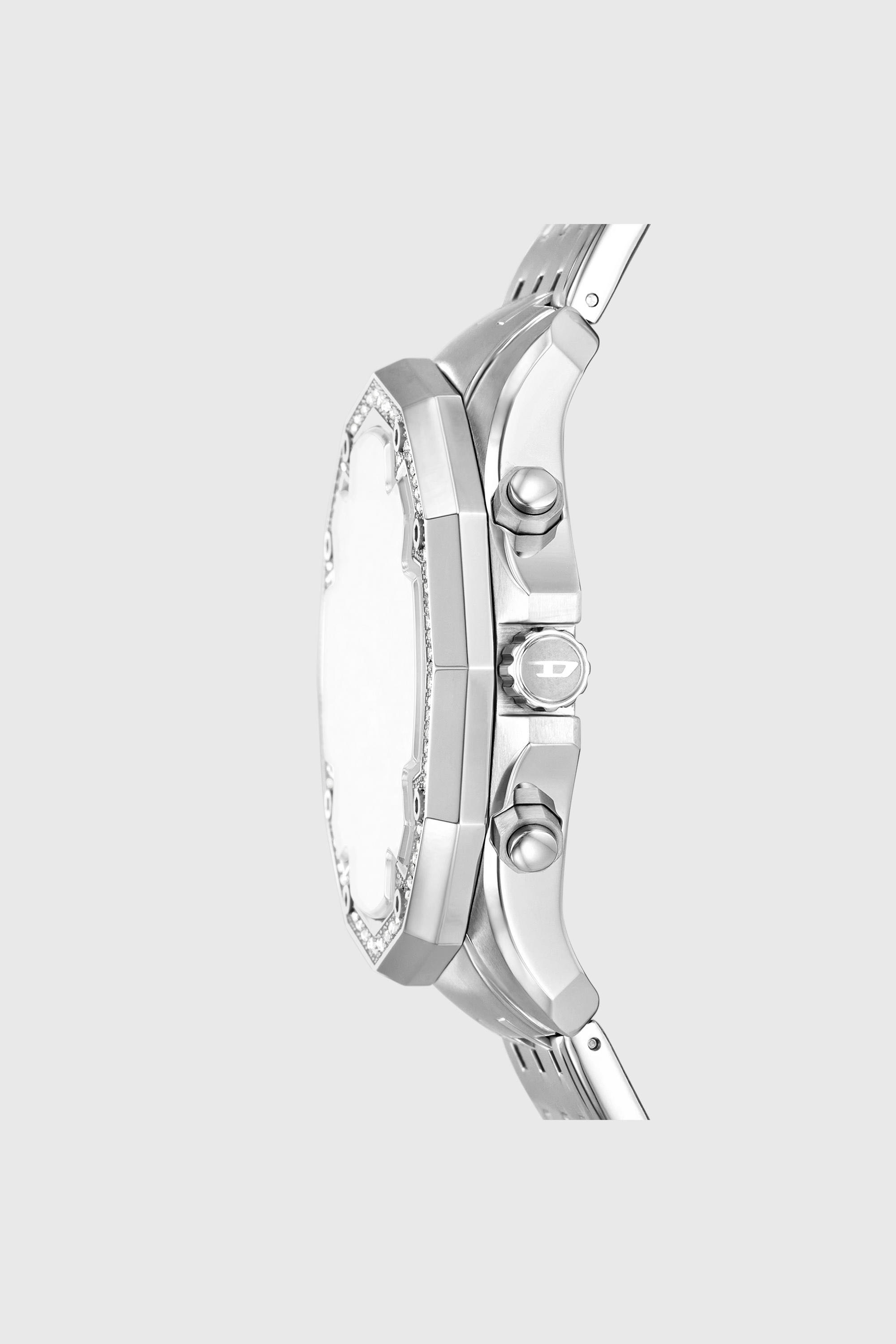 Diesel - DZ4734 WATCH, Herren Stinger Uhr aus Edelstahl mit Pav&eacute;-Besatz in Silber - 2