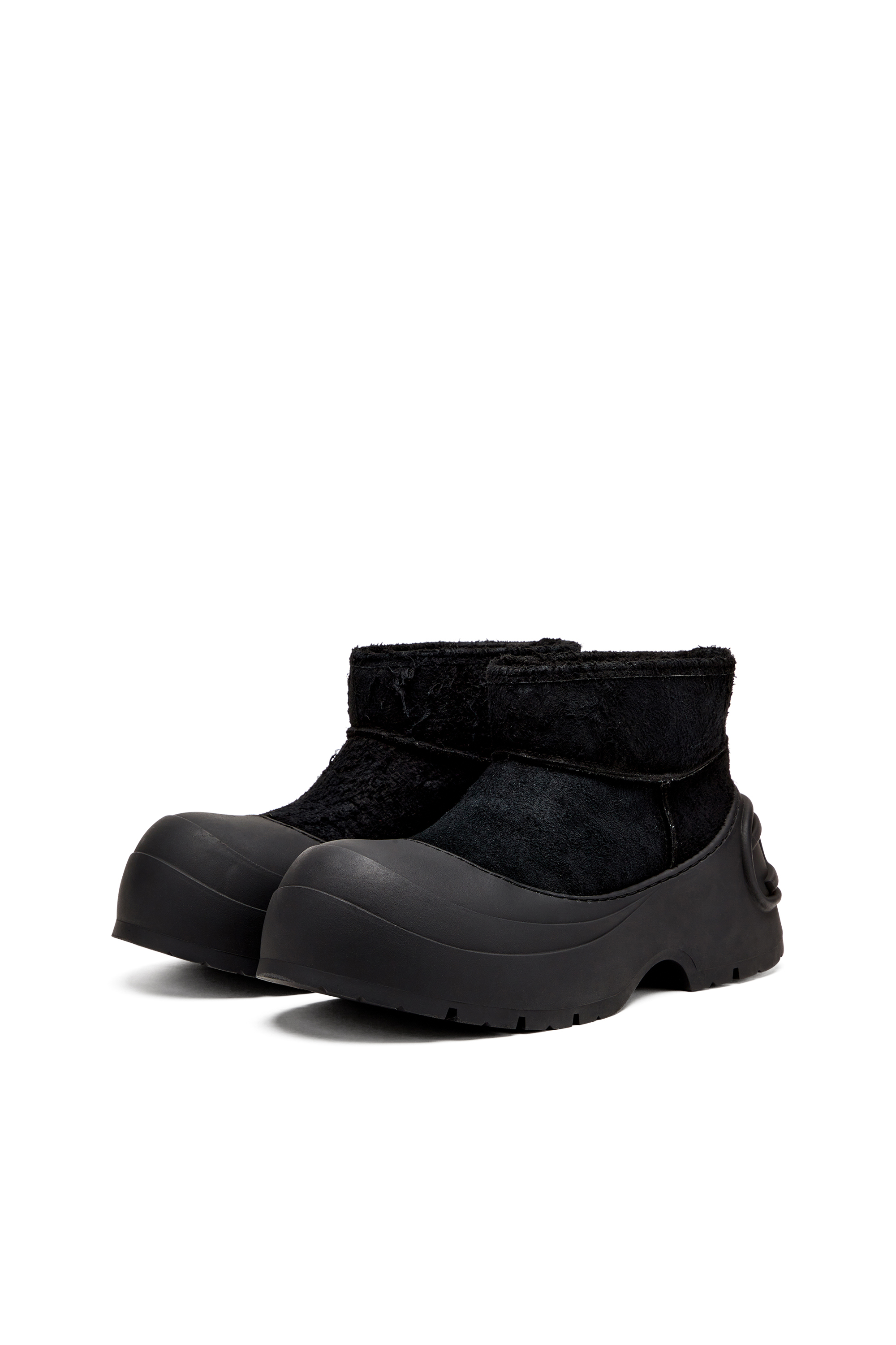 D-DONALD MONTONE, Black Diesel - D-DONALD MONTONE, Man's D-Donald-Chunky ankle boot with lug sole in Black - 8