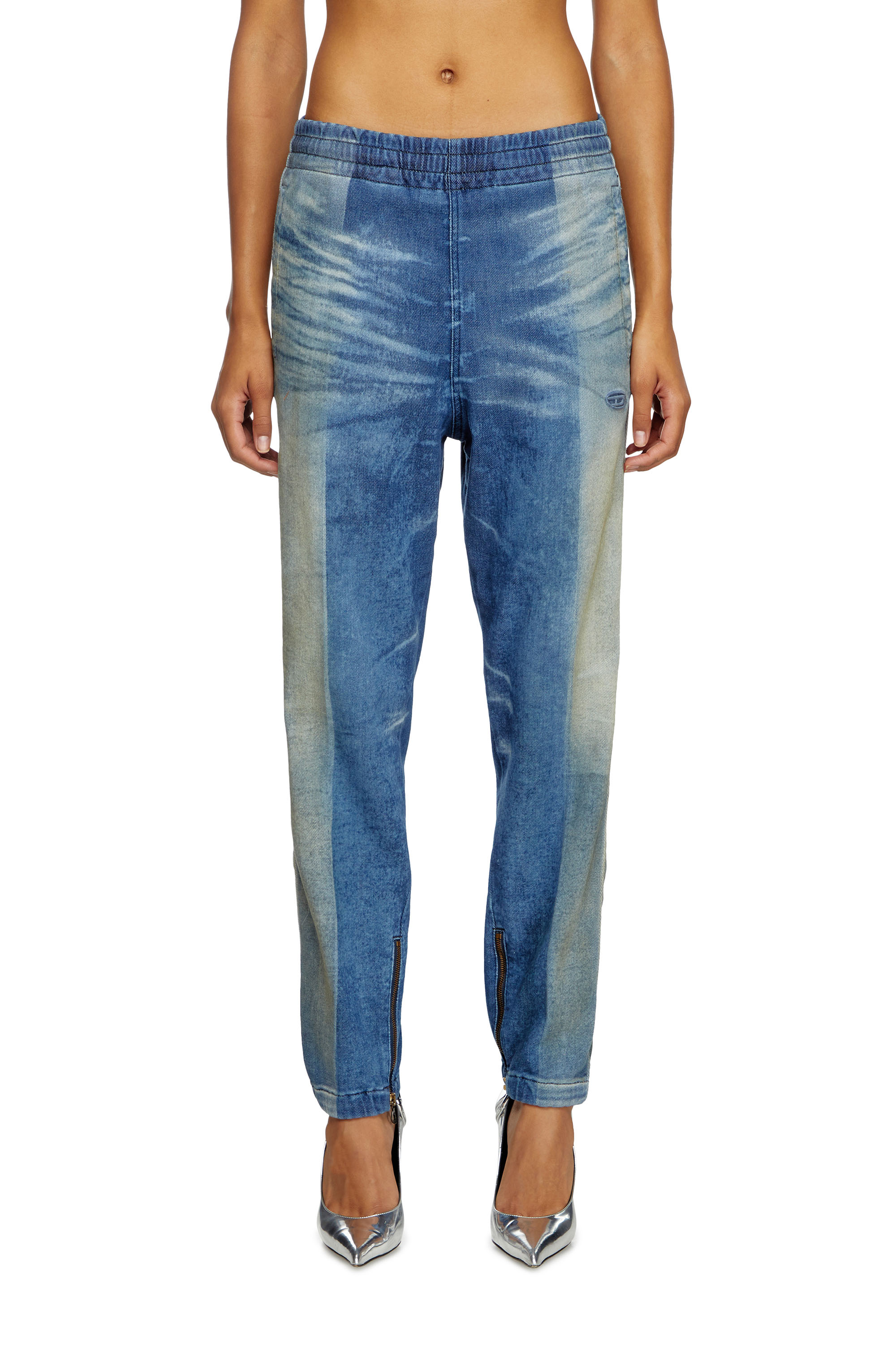 Diesel - Unisex Tapered D-Larry 09L05, Medium blue - Image 1