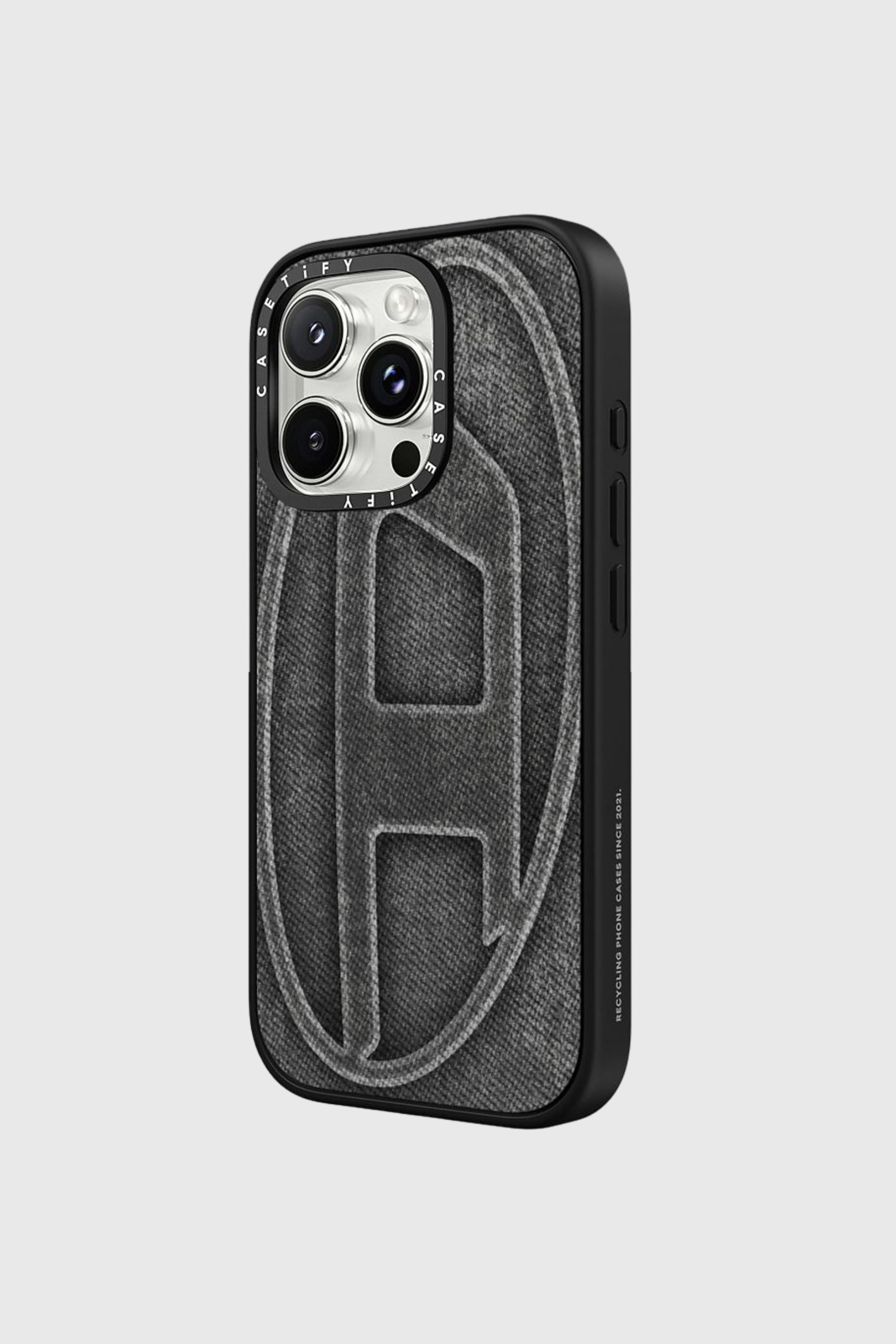Diesel - 60576 MOULDED CASE, Unisex H&uuml;lle Oval D impact f&uuml;r iPhone 16 Pro Max in Schwarz - 2